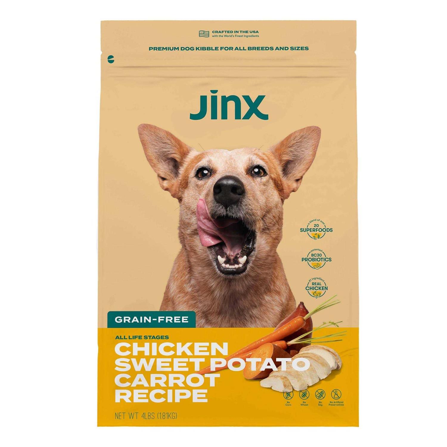 Jinx Chicken Sweet Potato & Carrot Dry Dog Food - Healthber