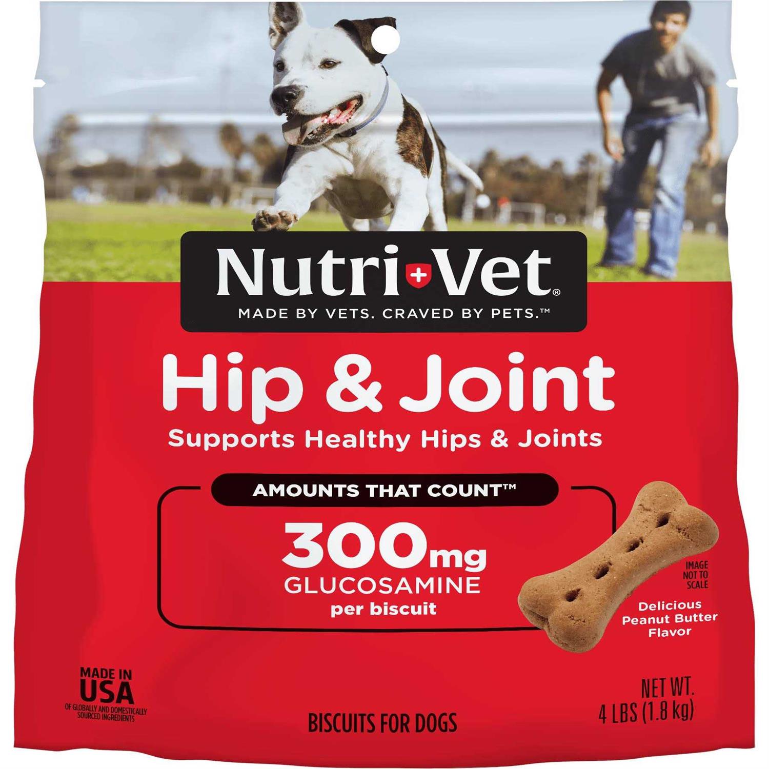 Nutri-Vet Hip & Joint Biscuits for Dogs - Healthber
