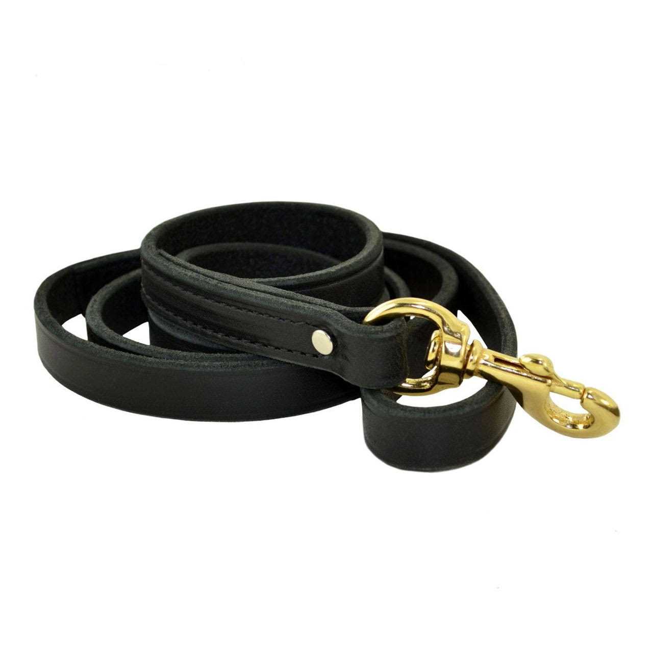 Signature K9 Signature Standard Leather Leash - Healthber