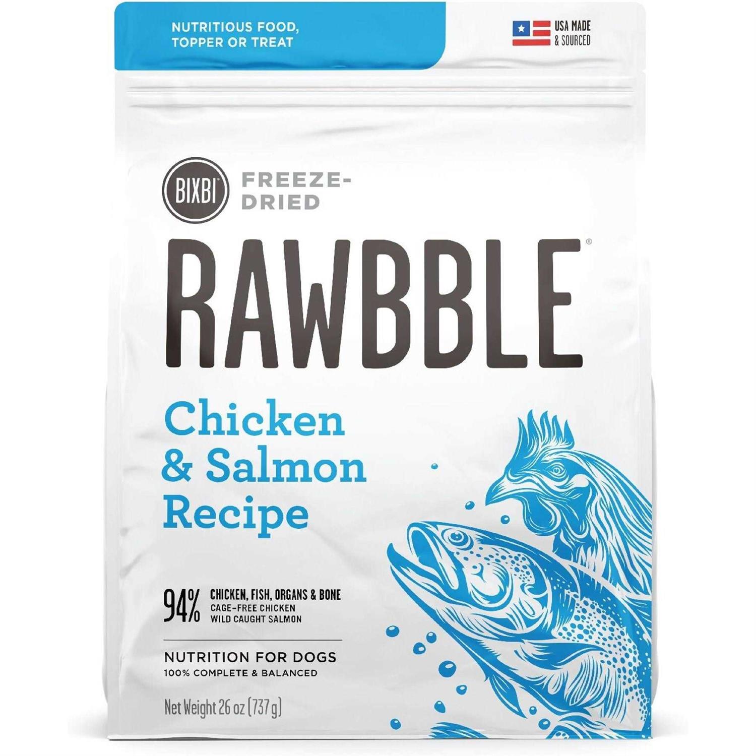 Bixbi Rawbble Chicken Freeze-Dried Dog Food - Healthber