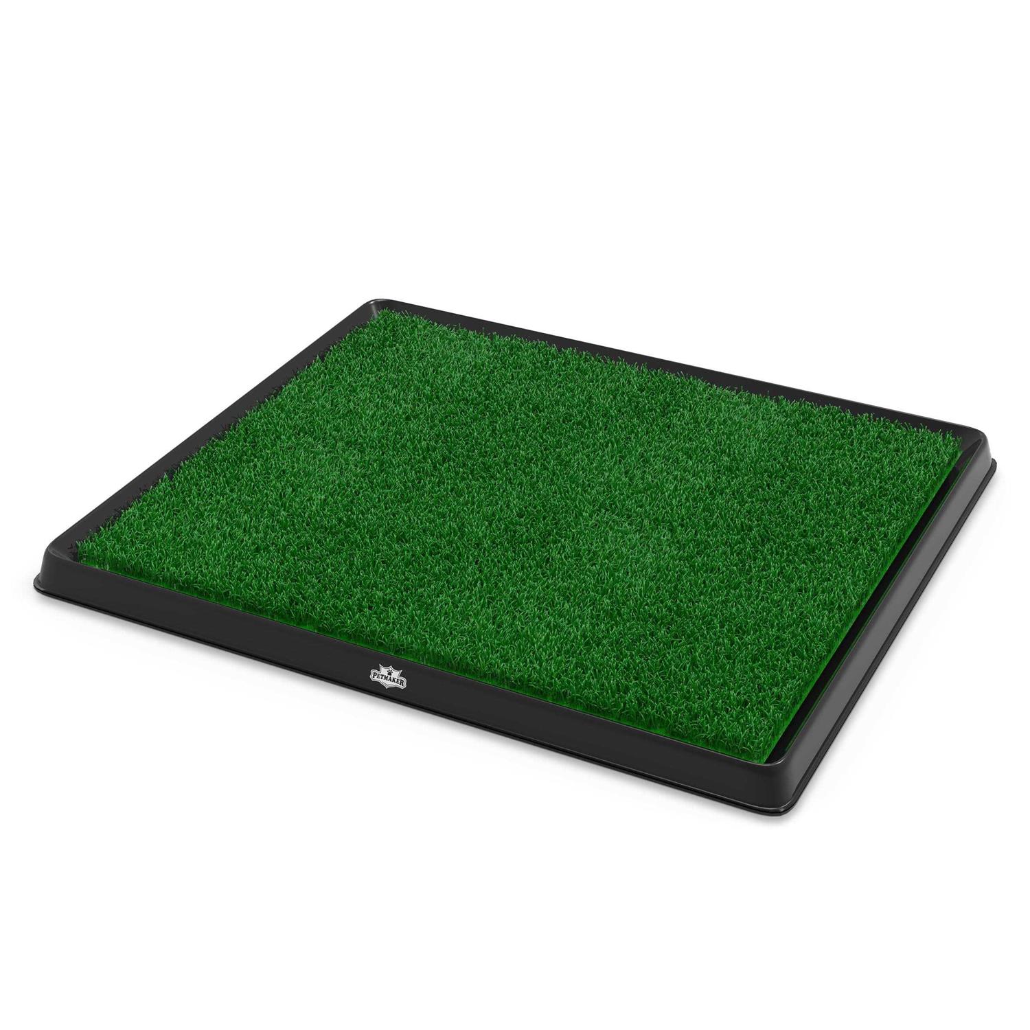 Pet Adobe Artificial Grass Potty Trainer Mat - Healthber