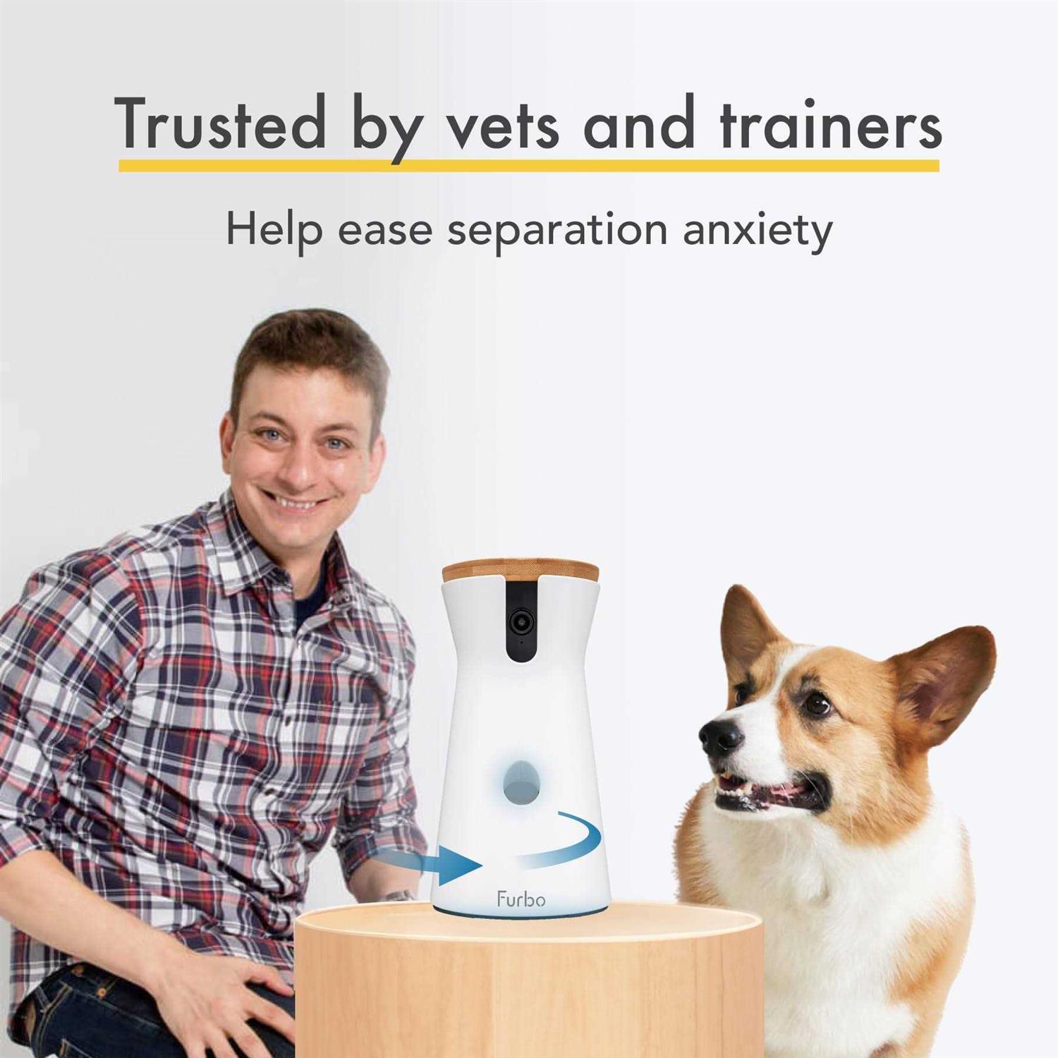 Furbo 360° Dog Camera w/Subscription Smart Camera Designed for Dogs - Healthber
