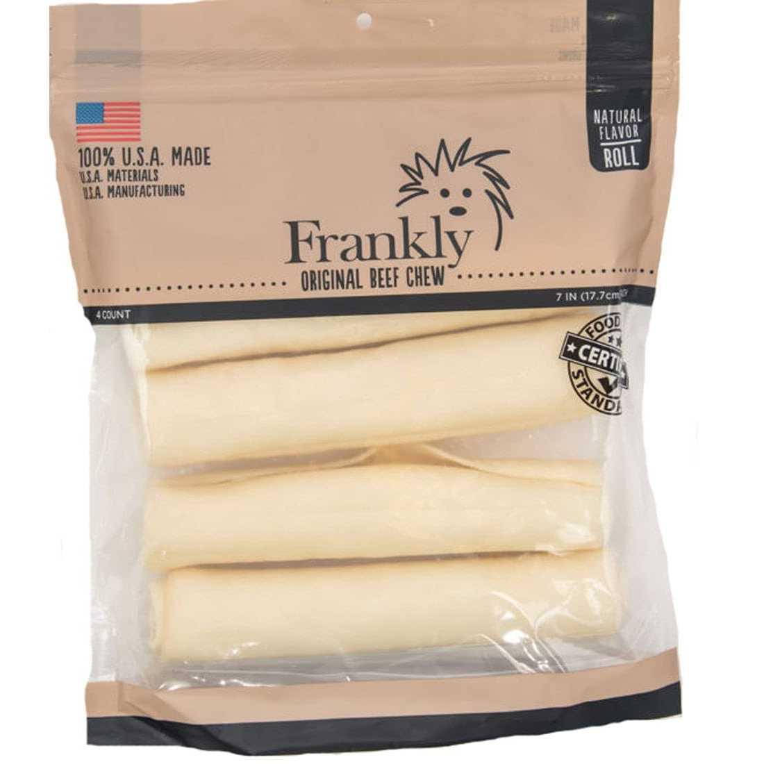 Frankly Pet 4 Count of Natural Flavor Retriever Rolls - Healthber
