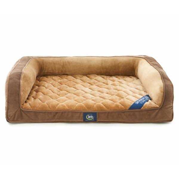 Serta Orthopedic Quilted Couch Pet Bed 27 x 36 - Healthber