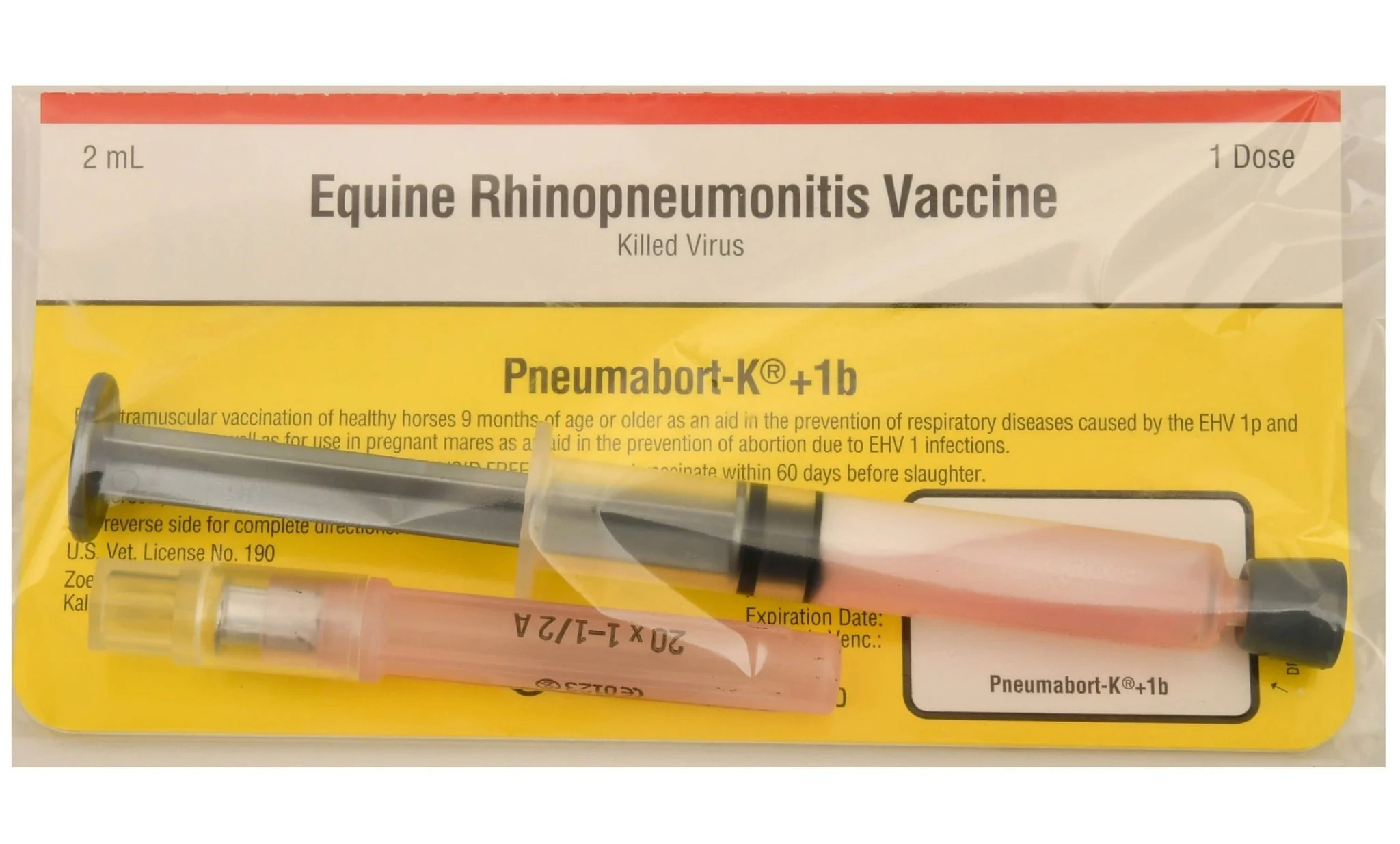Pneumabort K +1b Vaccine for Horses - Healthber