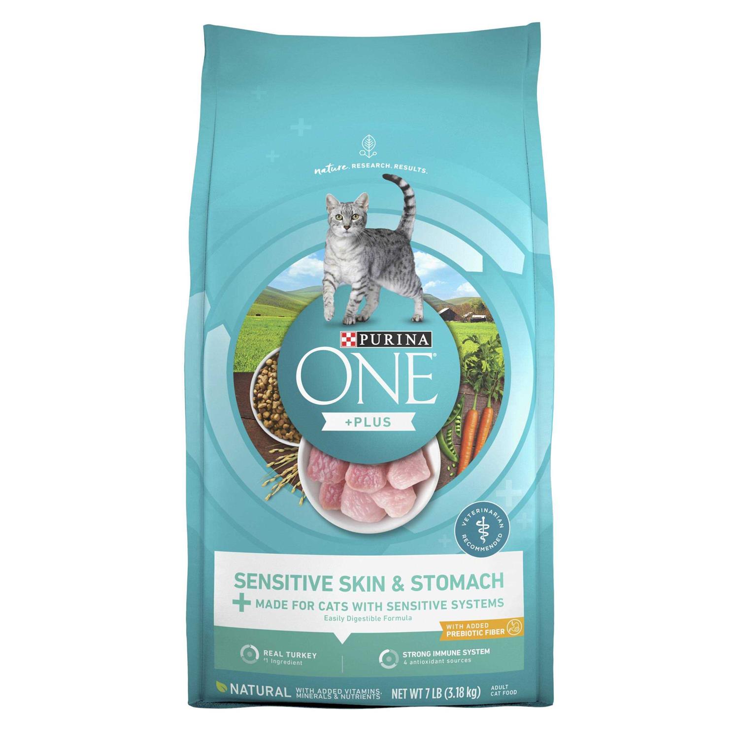 Purina ONE Sensitive Systems Dry Cat Food - Healthber