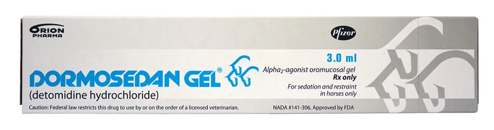Rx Dormosedan (detomidine hydrochloride) Gel for Horses - Healthber