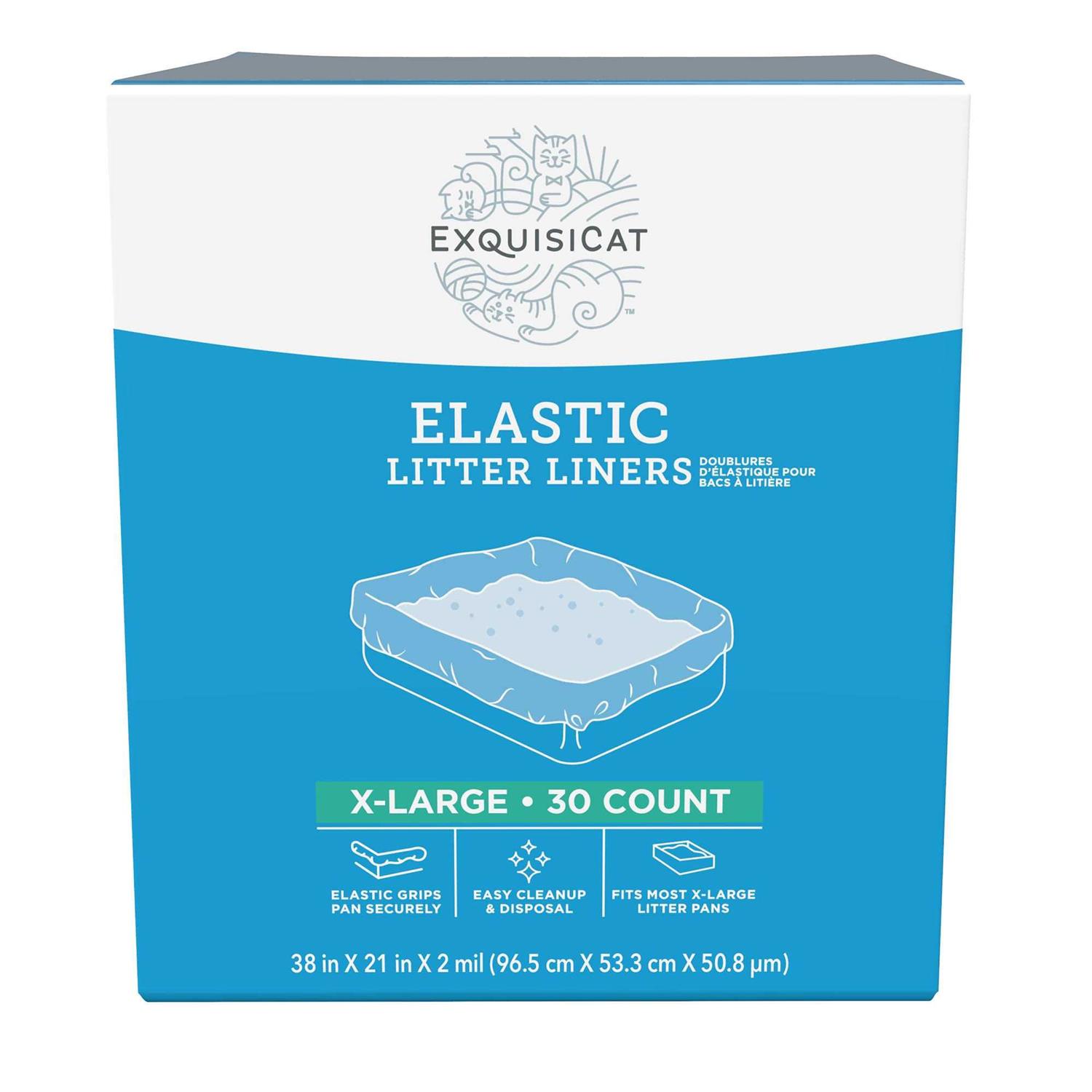 Exquisicat Elastic Litter Liners - Healthber