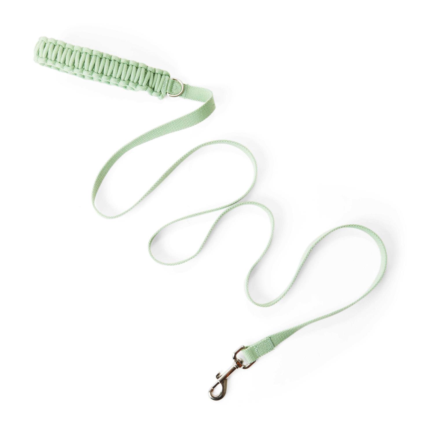 YOULY Green Macrame Dog Leash - Healthber