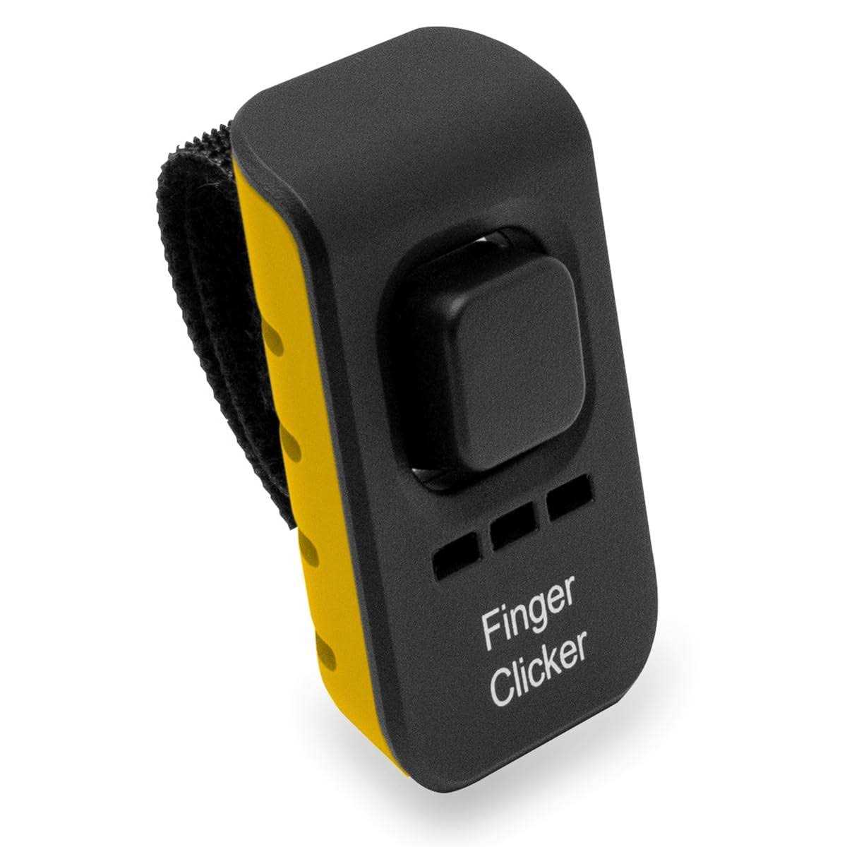 Educator Dog Training Finger Clicker with Audible Sound for Positive Reinforcement, Behavior and Obedience Pet Trainer - Healthber