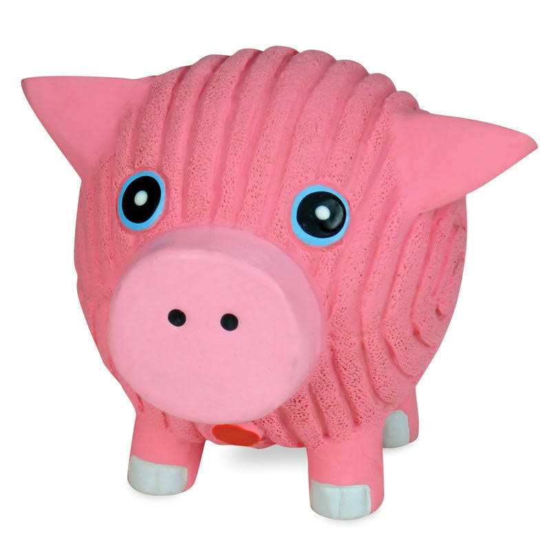HuggleHounds Finn The Shark Ruff-Tex Ball Dog Toy - Healthber