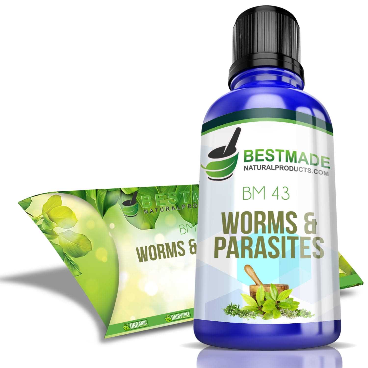 Bestmade Natural Products Worms and Parasites Remedy for Humans Bm43 - Healthber