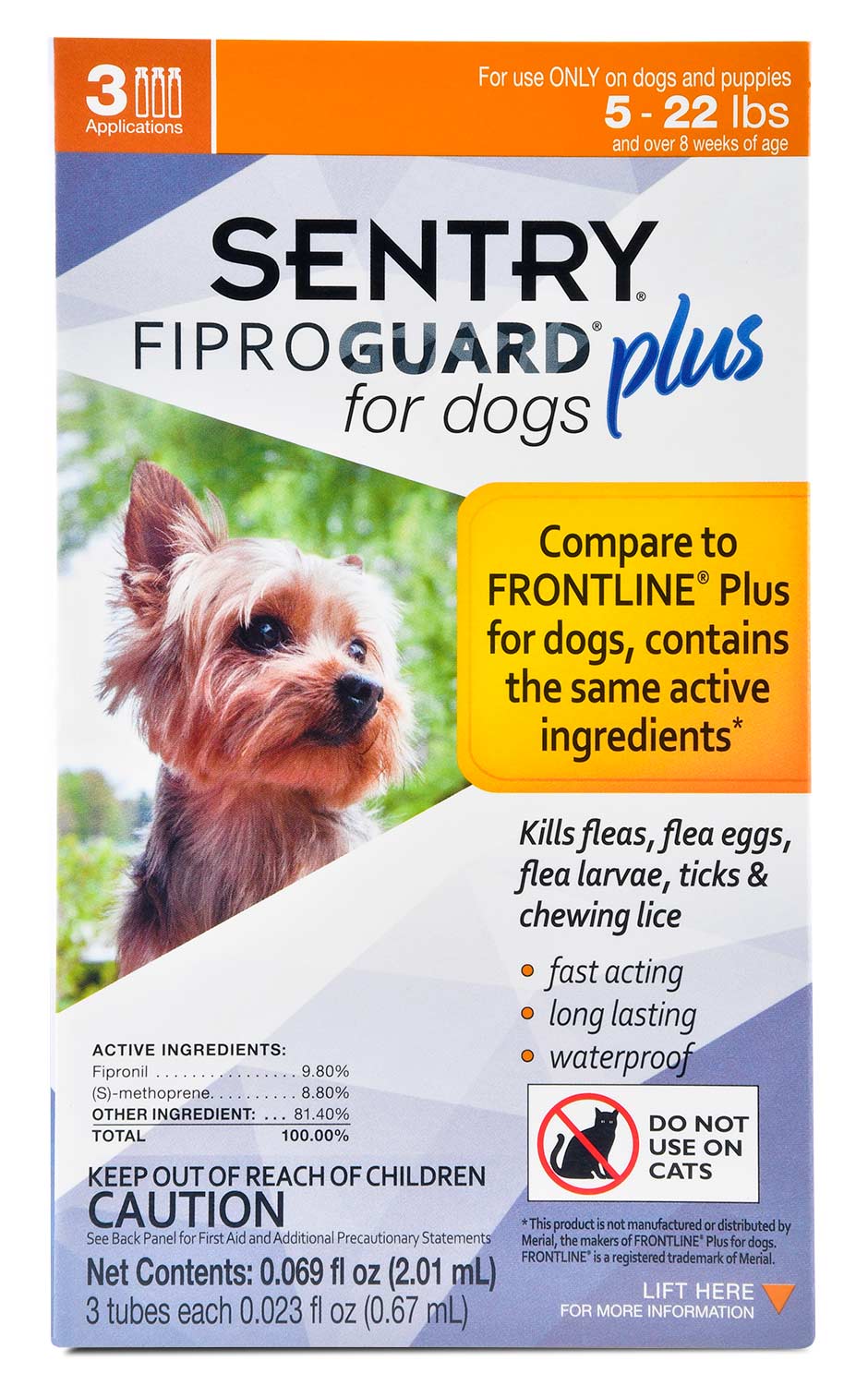 SENTRY Fiproguard Plus for Dogs, 3 Pack - Healthber