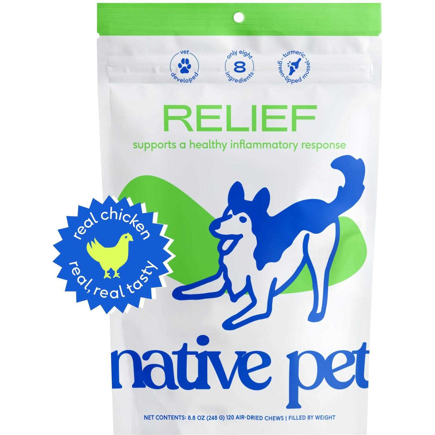 Native Pet Anti Inflammatory Supplement & Dog Joint Relief - Healthber