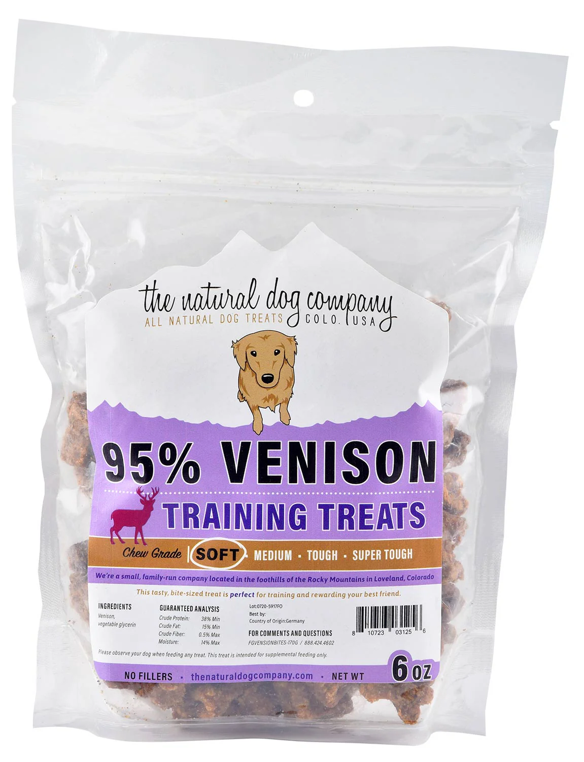 95% Meat Training Treats, 6 oz - Healthber
