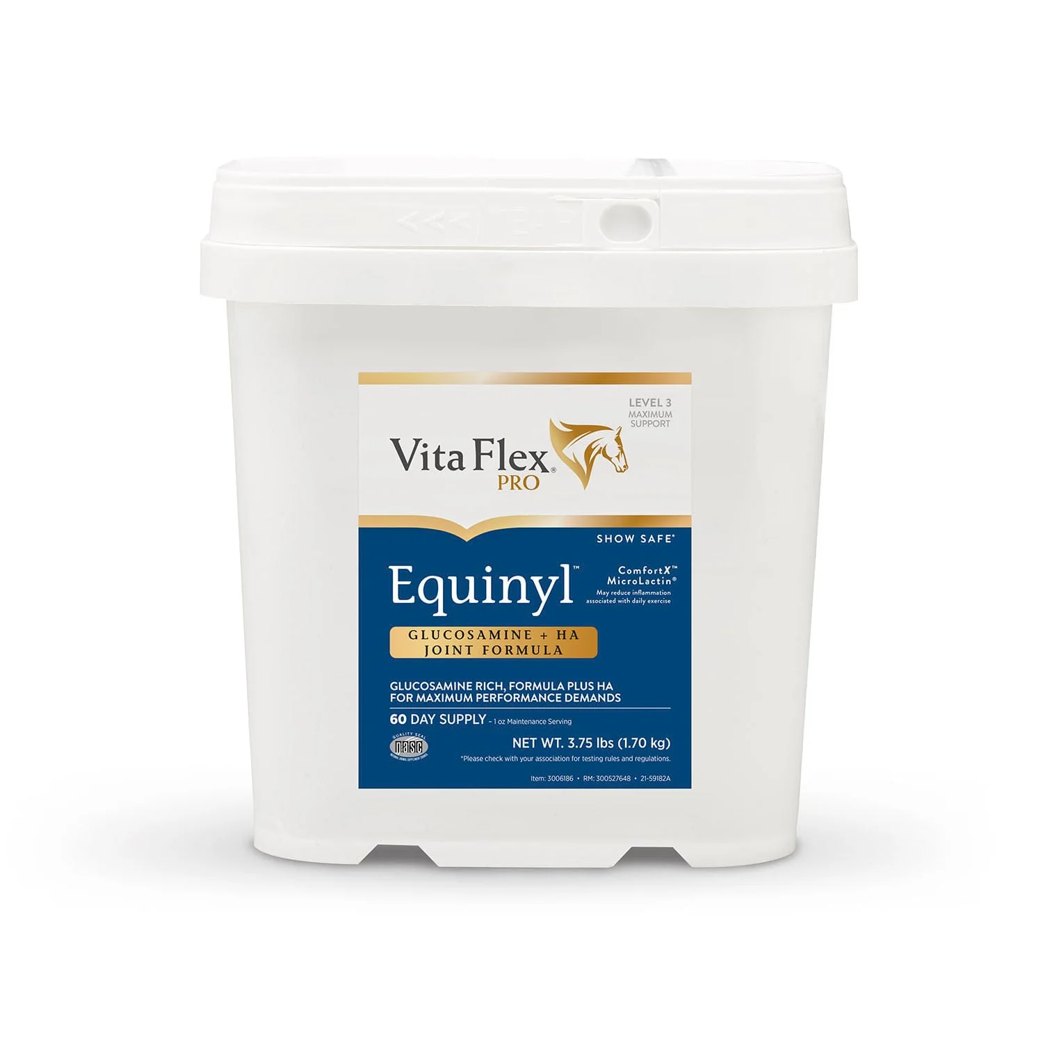 Vita Flex Equinyl Glucosamine Joint Formula with Hyaluronic Acid, 60 Day Supply - Healthber