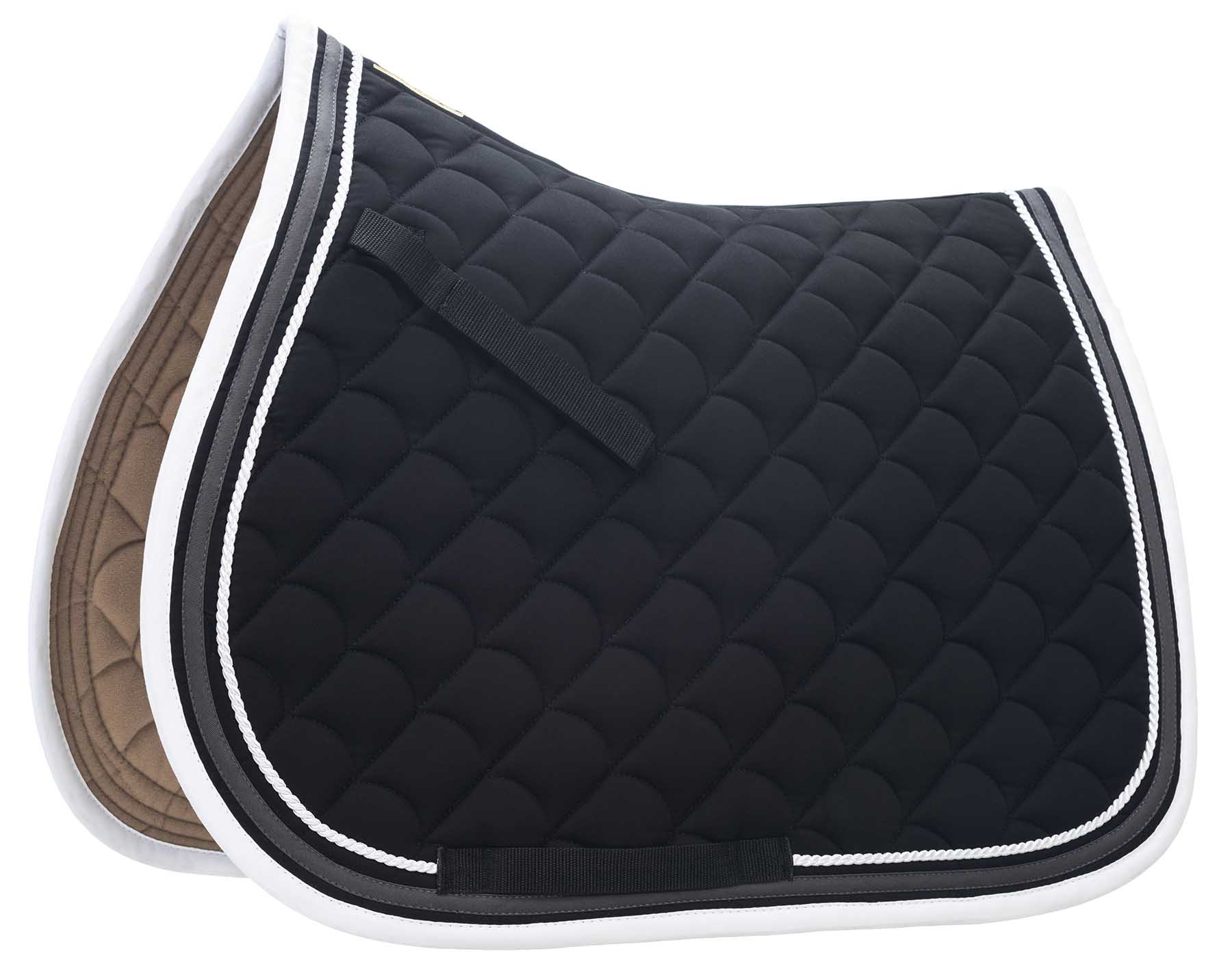 Roma All-Purpose Crescent English Saddle Pad - Healthber