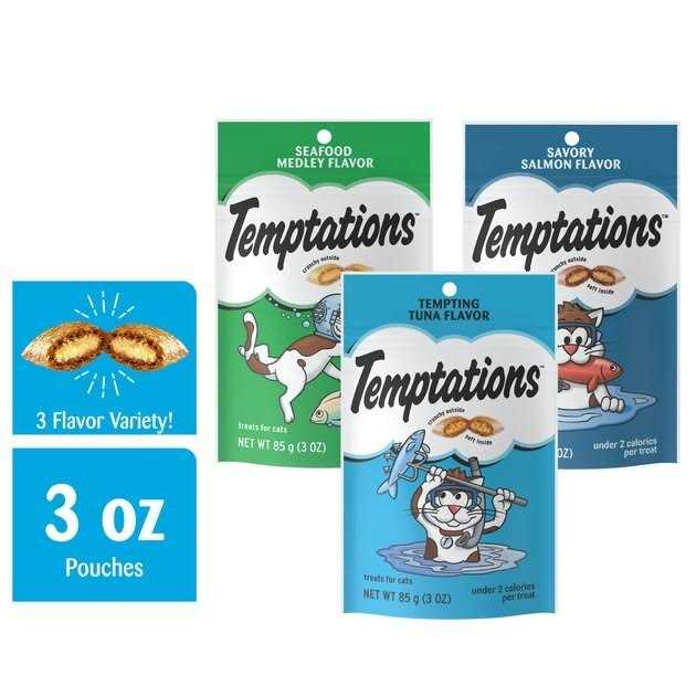 Temptations Classic Crunchy and Soft Cat Treats Variety Pack - Healthber