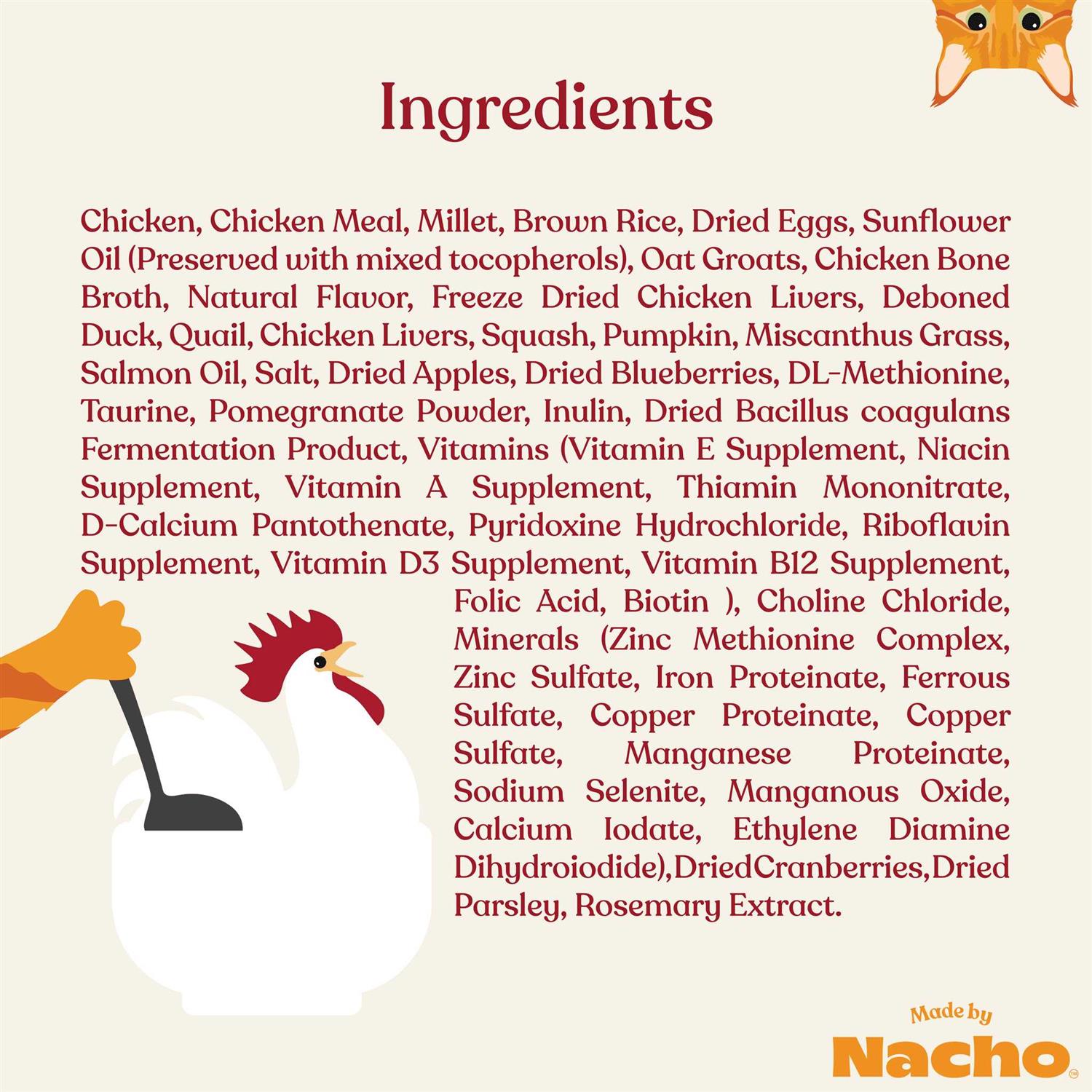 Made by Nacho Dry Cat Food with Freeze Dried Raw Kibble - Healthber