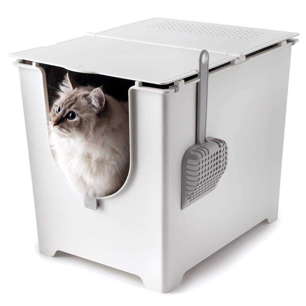 Modkat Flip Litter Box with Scoop and Reusable Liner - Healthber
