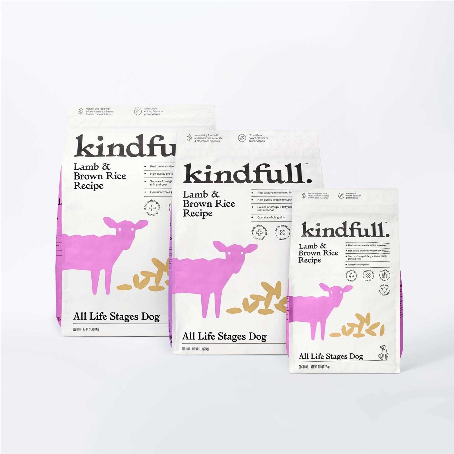 Kindfull Lamb & Brown Rice Recipe Dry Dog Food - Healthber