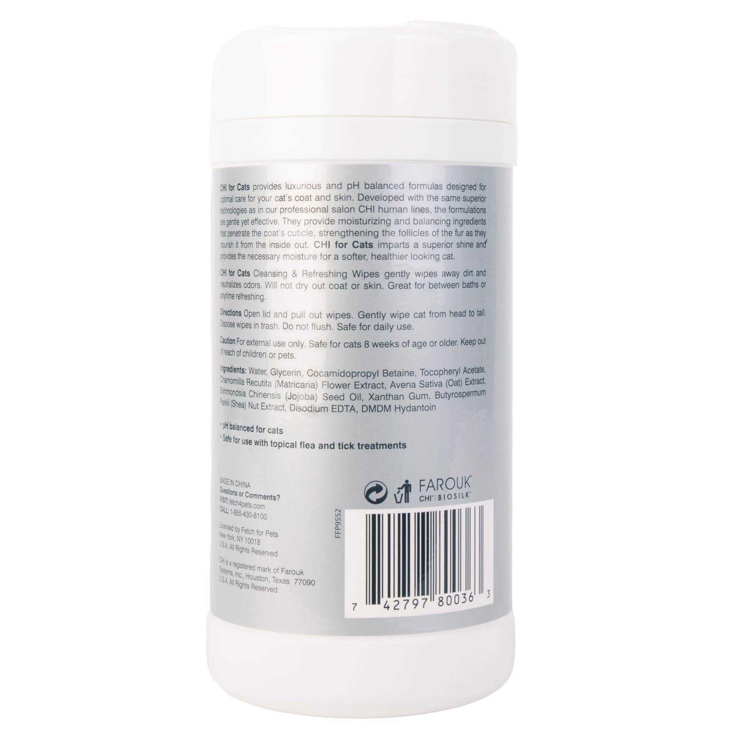 CHI Cleansing Cat Wipes - Healthber