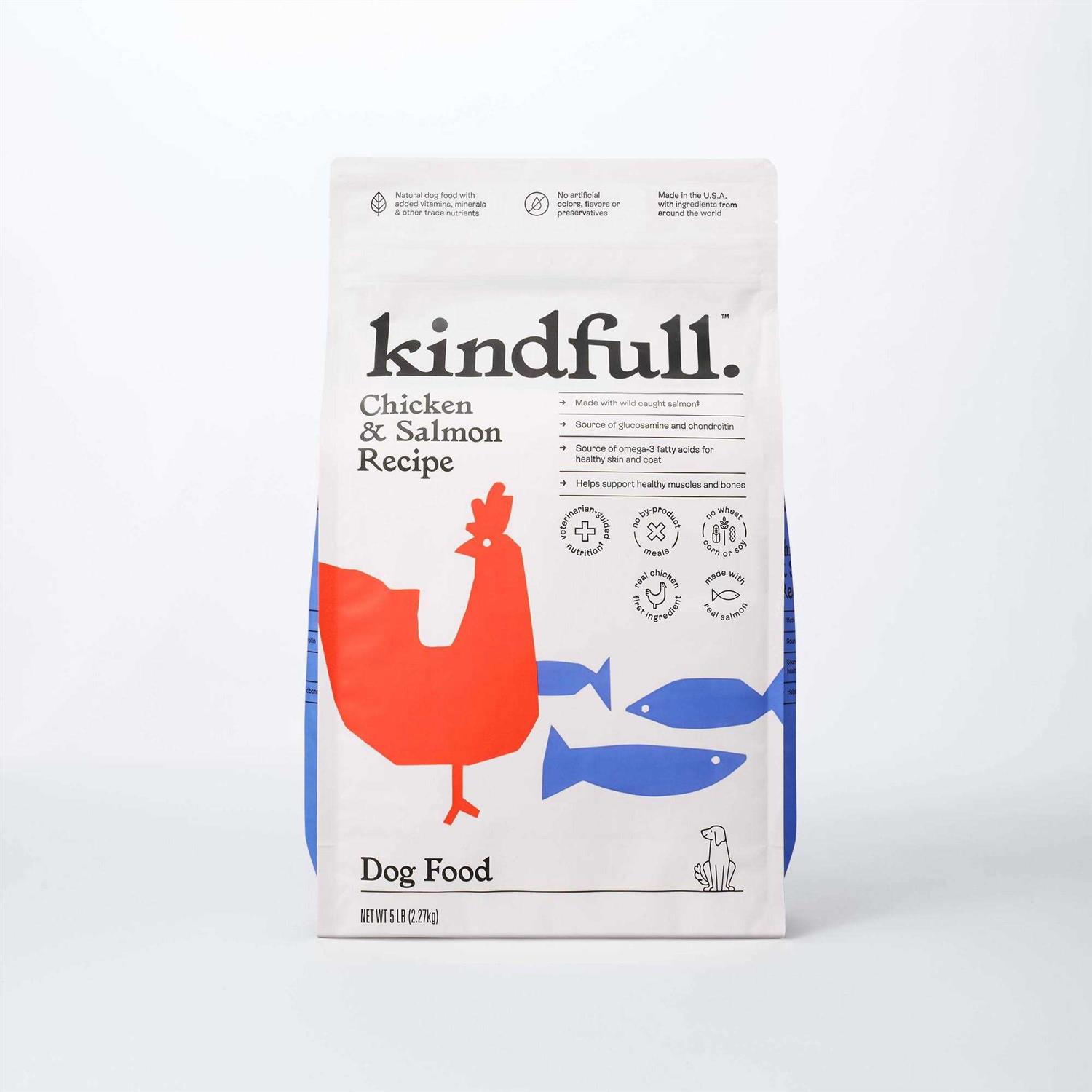 Kindfull Chicken and Salmon Recipe Dry Dog Food - Healthber