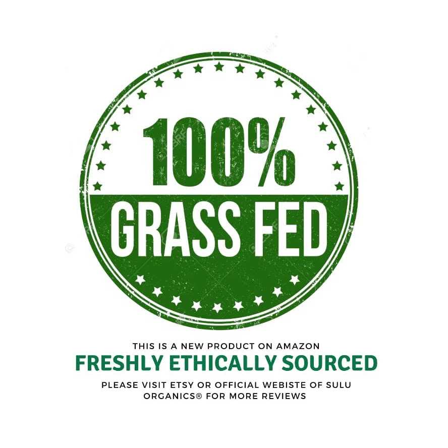 SULU ORGANICS 100% Pure Rendered Grass Fed Beef Tallow-Food Grade - Healthber