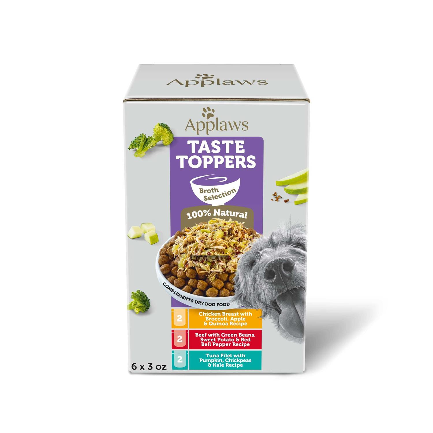 Applaws Taste Toppers Broth Selection Natural Wet Dog Food - Healthber