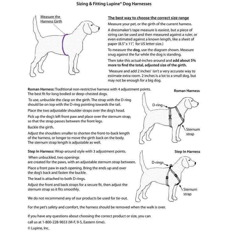 LupinePet Dog Roman Harness - Healthber