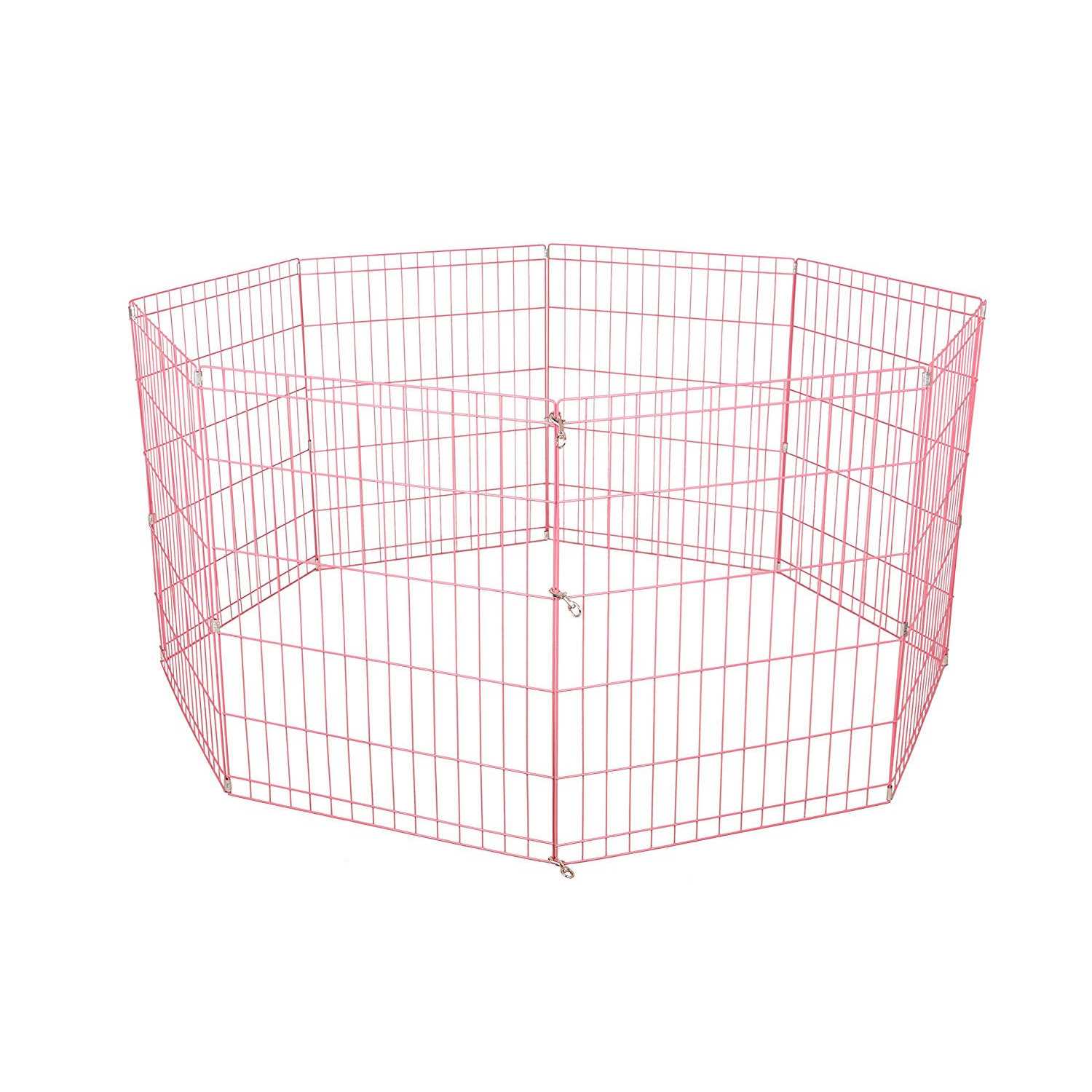 Bestpet 8-Panel Tall Dog Playpen Crate Fence Pet Kennel Play Pen Exercise Cag - Healthber
