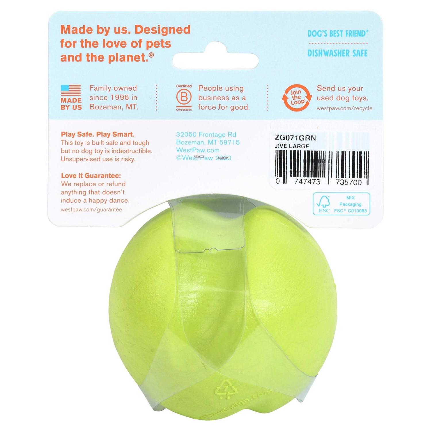 West Paw Jive Dog Toy - Healthber