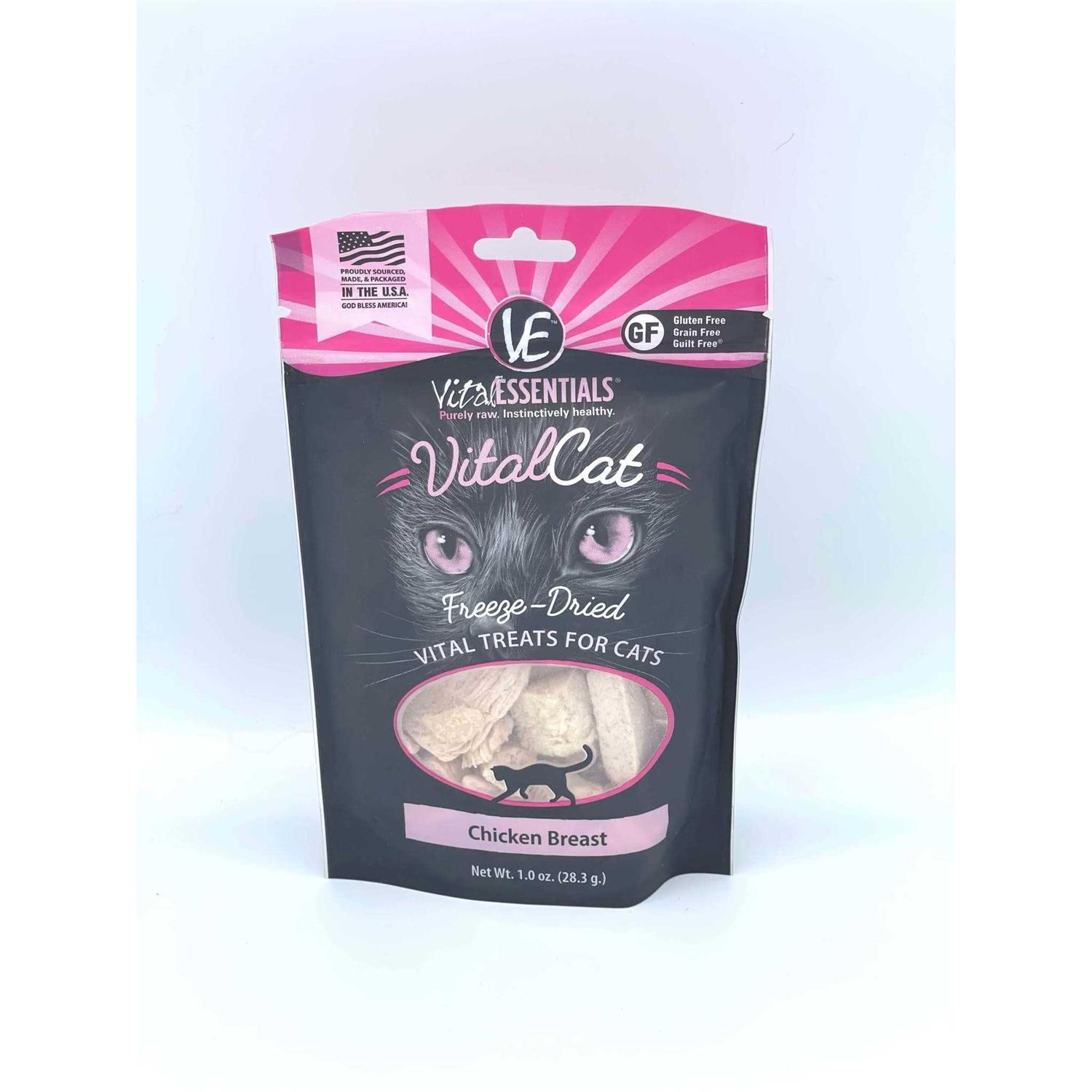 Vital Essentials Cat Freeze-Dried Chicken Breast Treats - Healthber