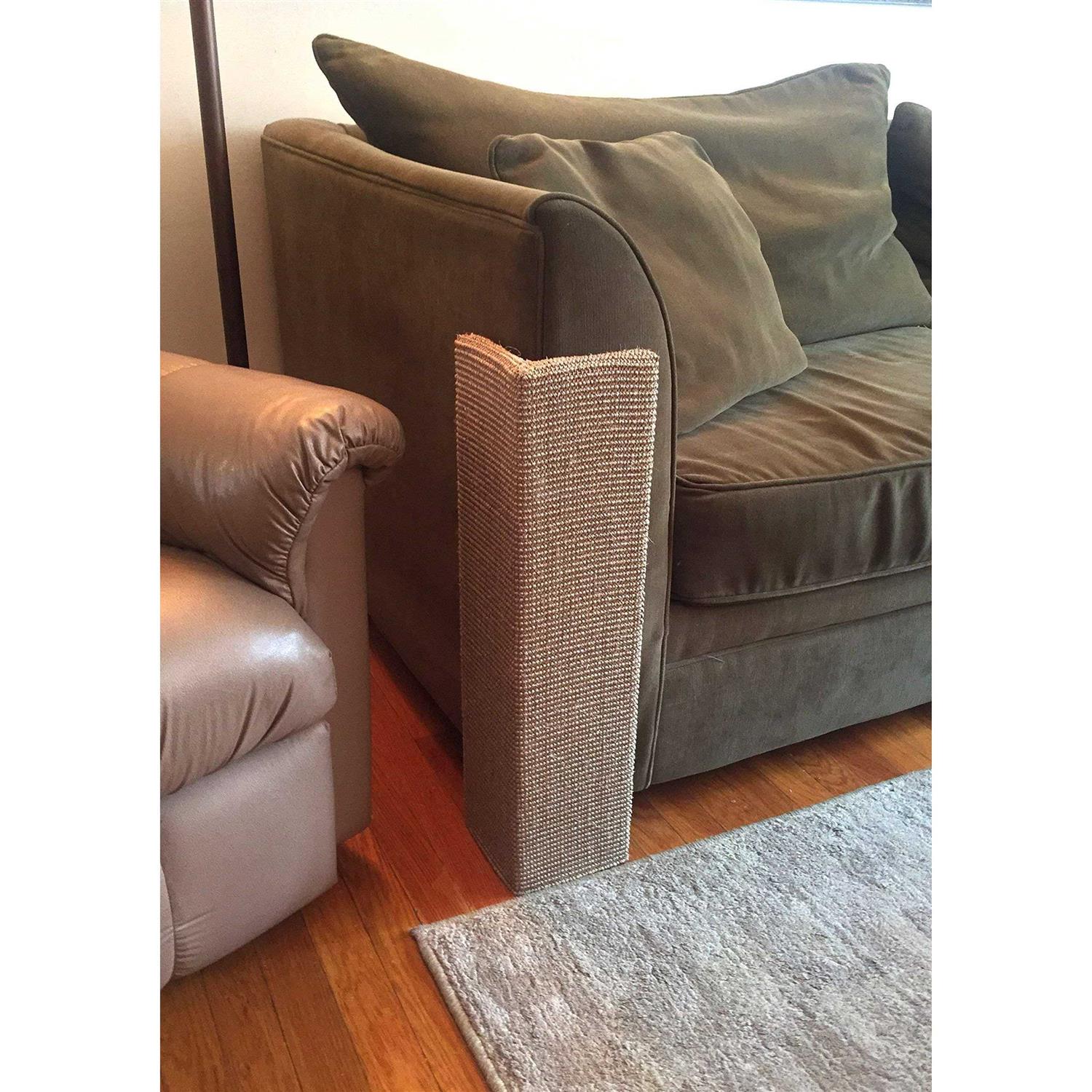 Sofa-Scratcher Squared’ Cat Scratching Post Couch-Corner/Furniture Protector - Healthber