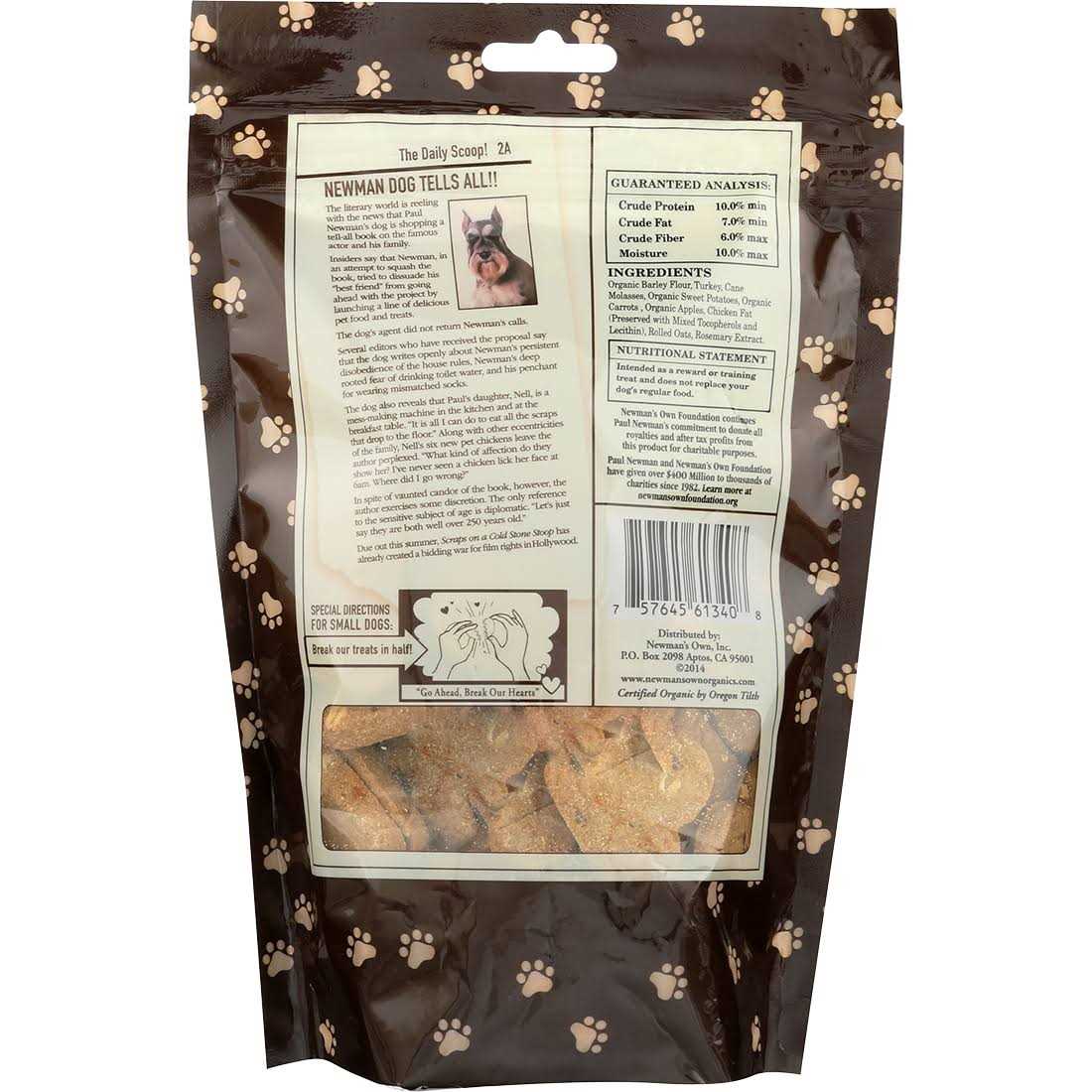 Newman’s Own Turkey & Sweet Potato Dog Biscuits - Healthber