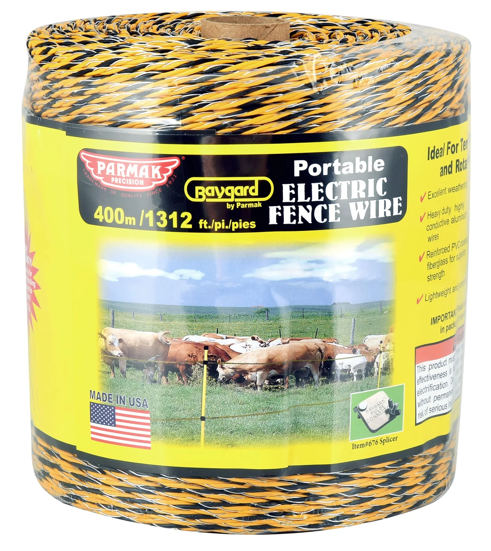 Baygard Heavy Duty Poly Electric Fence Wire - Healthber