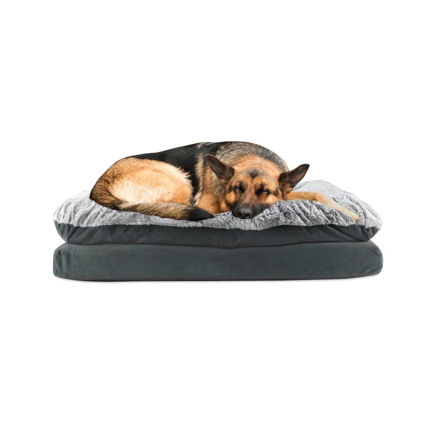 Canine Creations Arlee Pillow Topper Rectangle Pet Dog Bed - Healthber