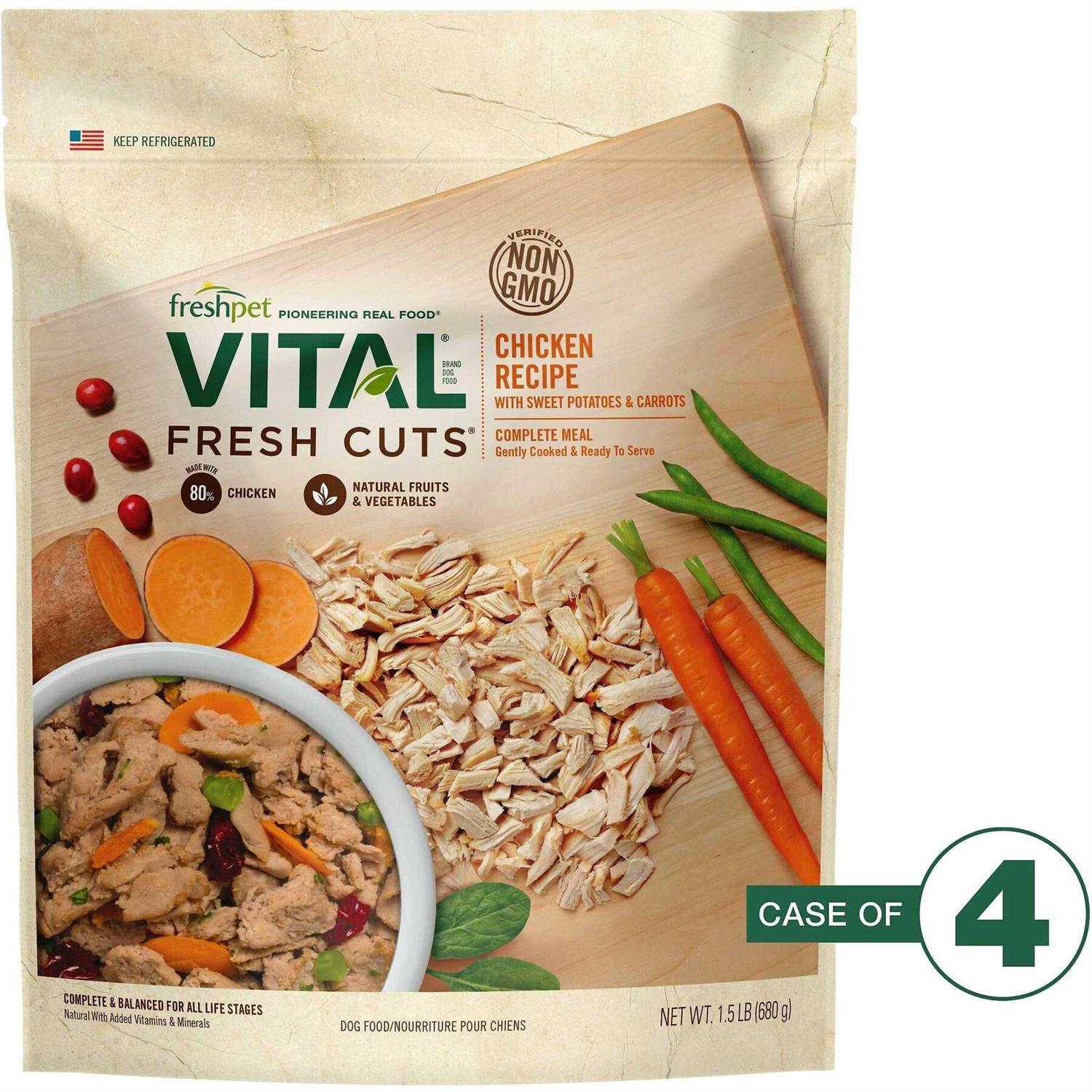Freshpet Vital Fresh Cuts Dog Food Chicken - Healthber