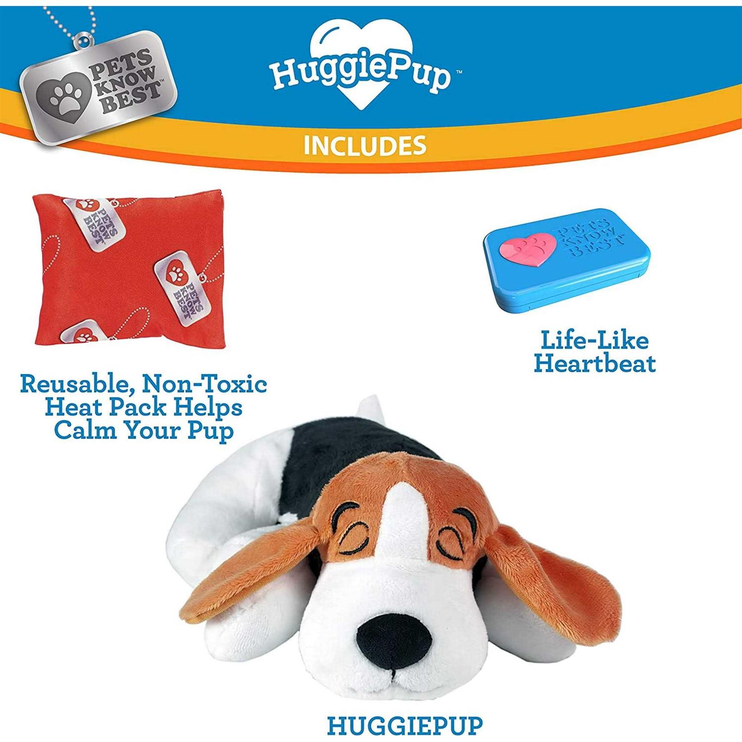 Pets Know Best HuggiePup Cuddly Puppy Behavioral Aid Toy - Healthber