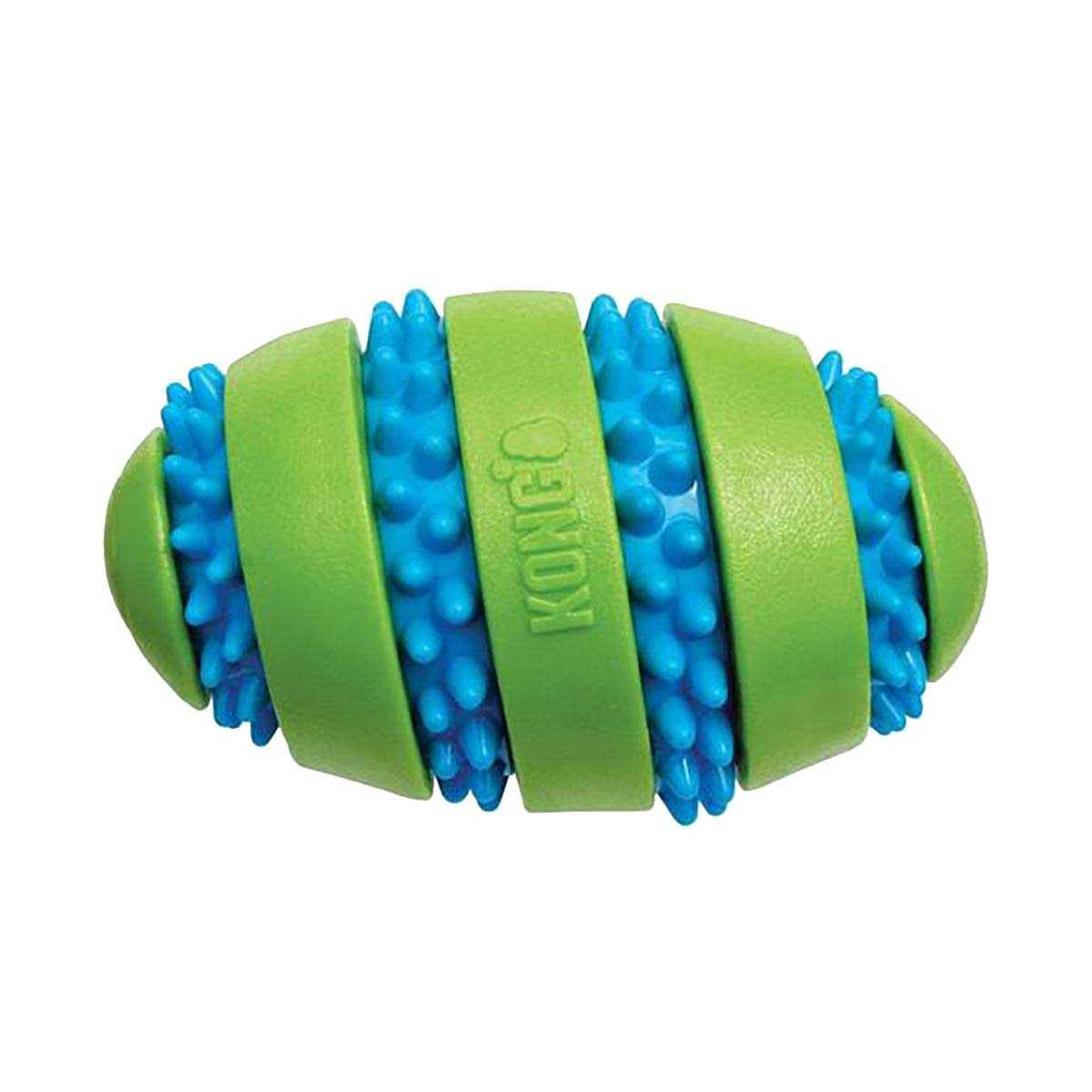 KONG Squeezz Goomz Football Dog Toy - Healthber