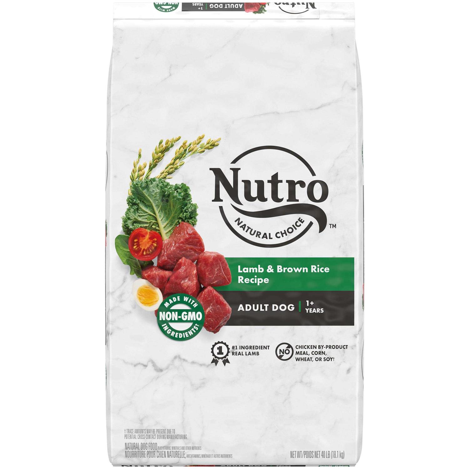 Nutro Natural Choice Adult Dry Dog Food Lamb Rice - Healthber