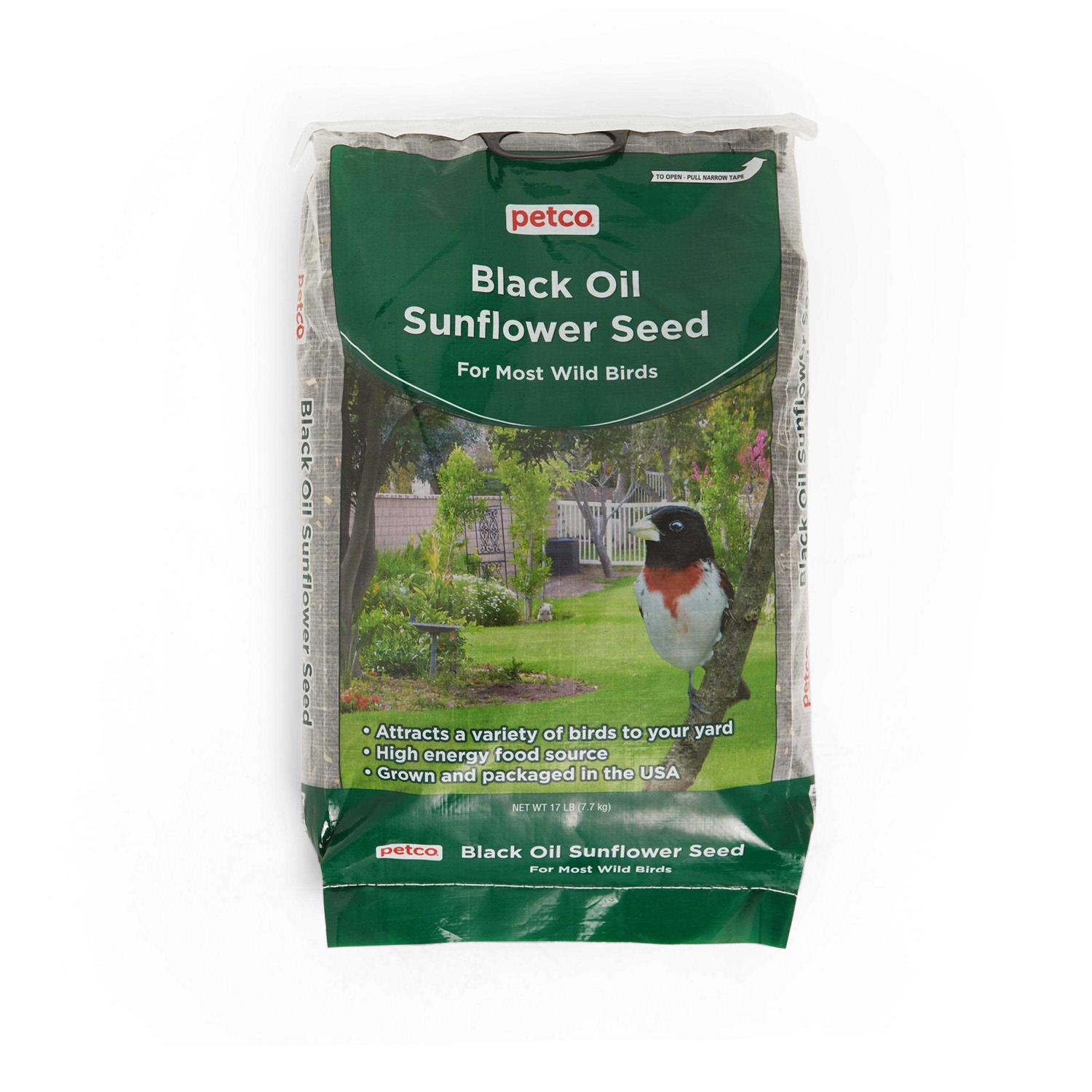 Petco Black Oil Sunflower Seed Wild Bird Food - Healthber