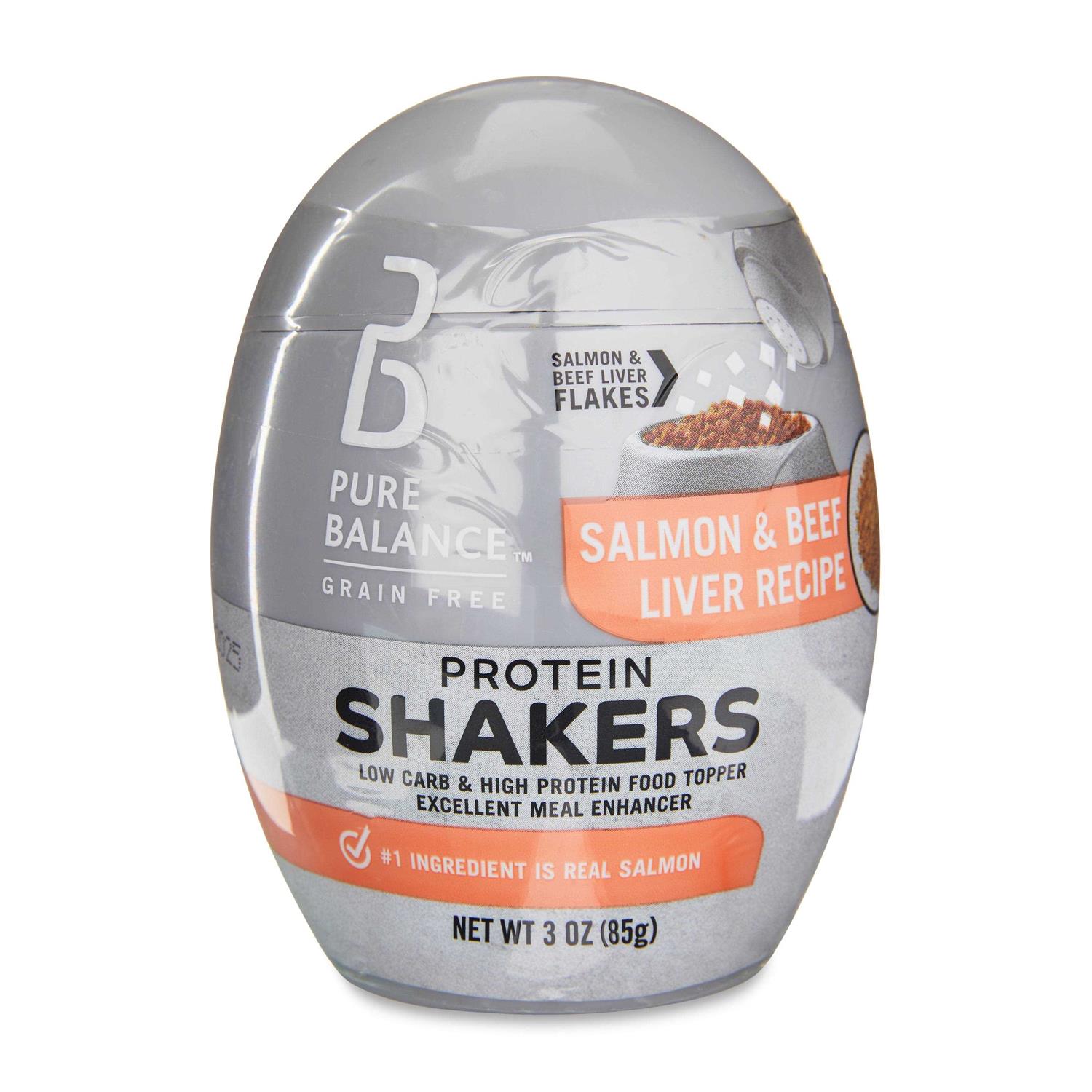 Pure Balance Salmon & Beef Liver Recipe Protein Shakers - Healthber