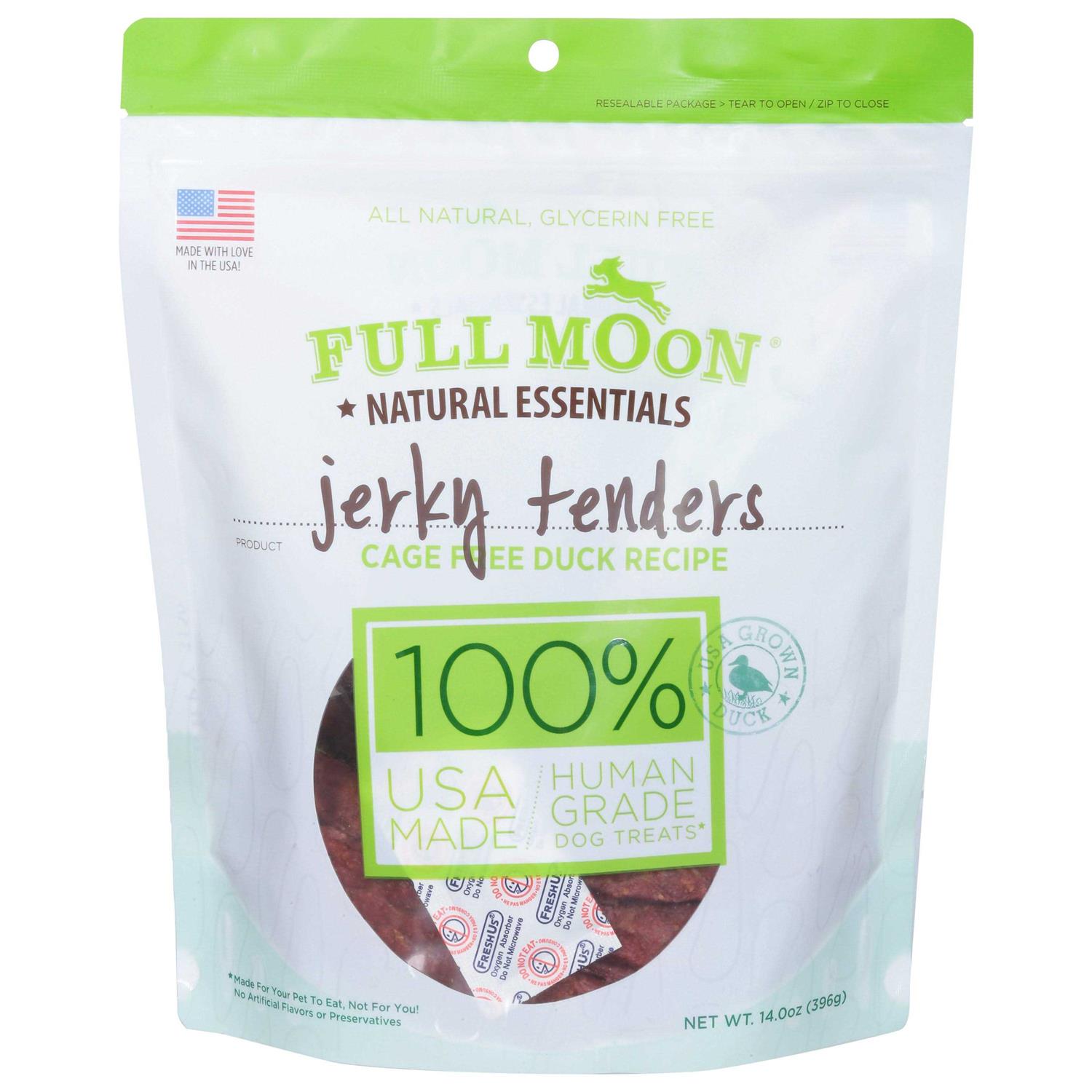 Full Moon Essentials Duck Jerky Tenders Dog Treats - Healthber