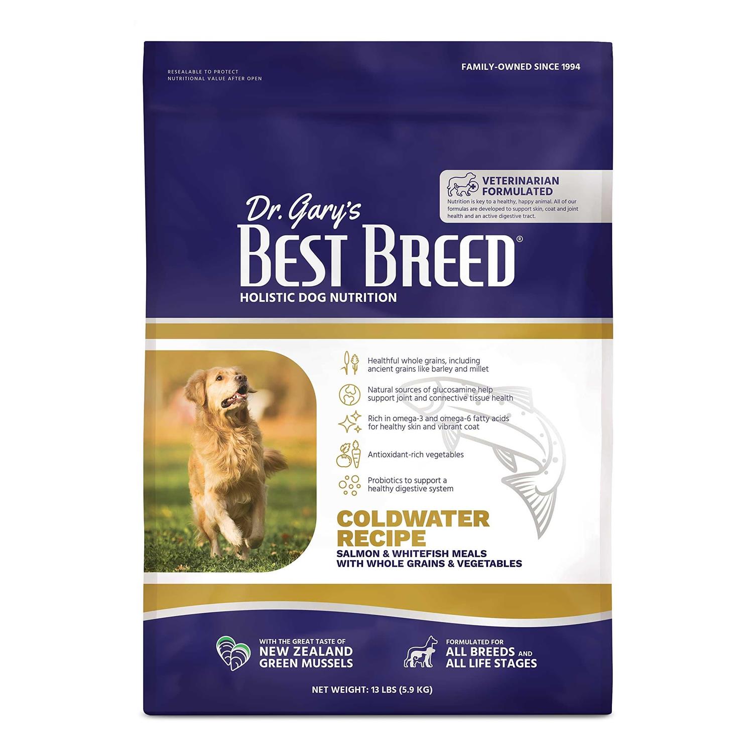 Dr. Gary’s Best Breed Holistic Coldwater Recipe Dry Dog Food - Healthber