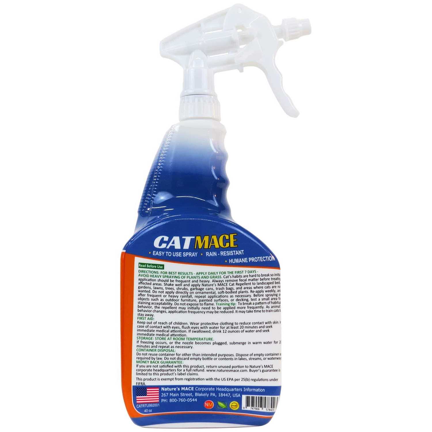 Natures Mace Cat Repellent Ready to Use 40 oz - Healthber