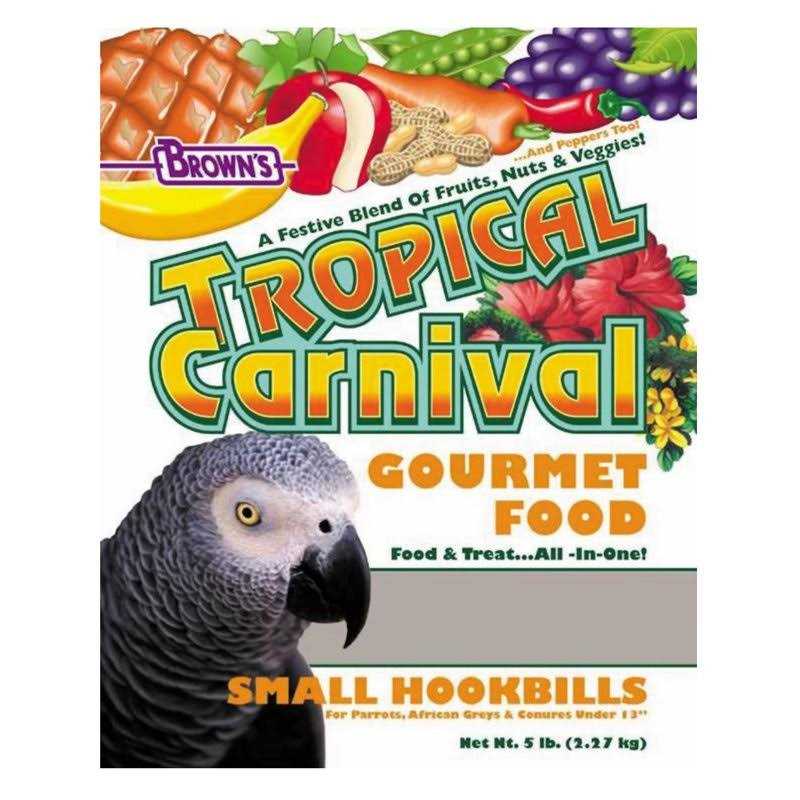 Brown’s Tropical Carnival Small Hookbill Gourmet Bird Food - Healthber
