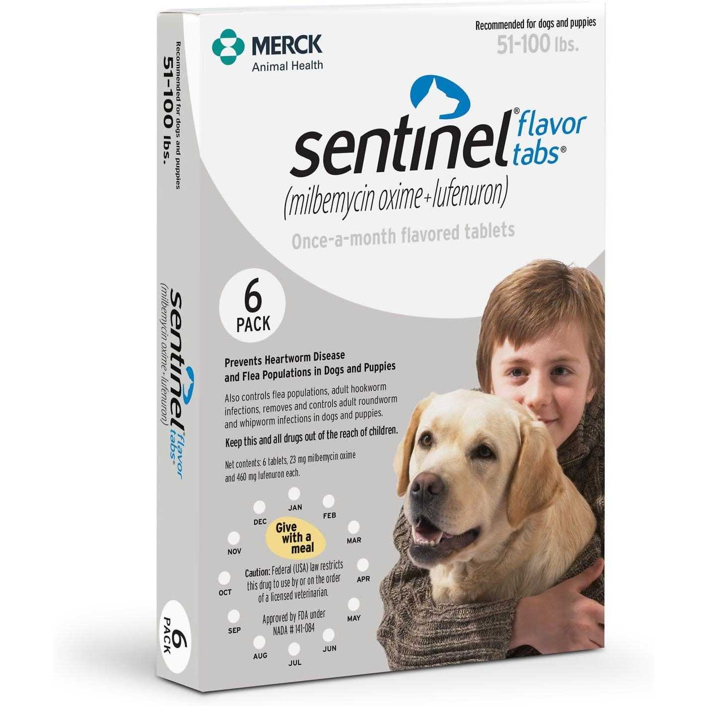Sentinel Flavor Tabs for Dogs - Healthber