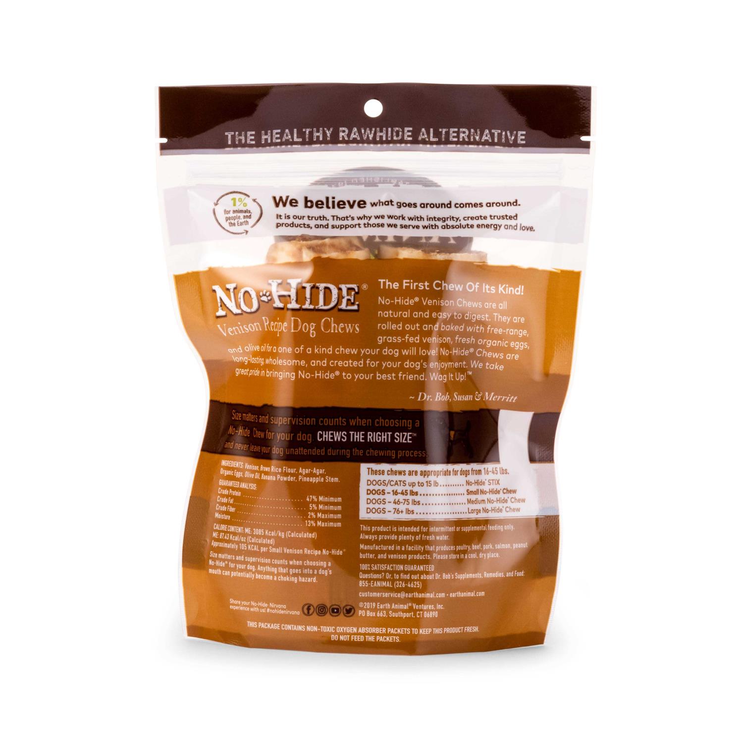 Earth Animal No Hide Venison - Healthber