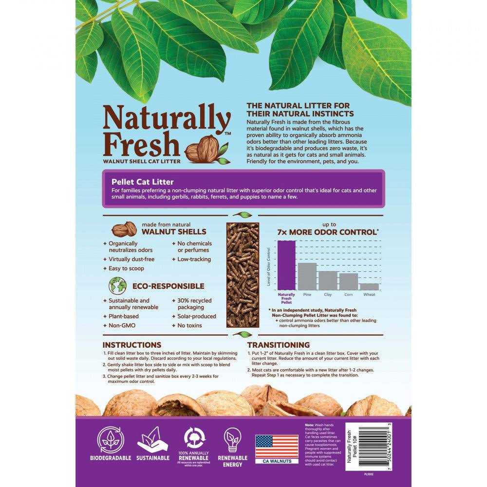 Naturally Fresh Non-Clumping Pellet Cat Litter - Healthber